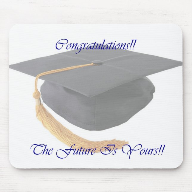 Graduation Mouse Mat (Front)