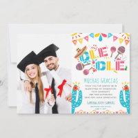 Graduation Muchas Gracias Fiesta Thank You Card