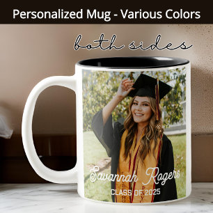 Graduation Mug, Custom Photo Mug for Graduate