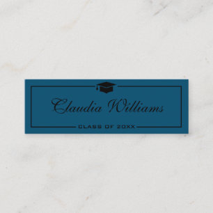 Graduation Name Card . Elegant Classic Insert Card