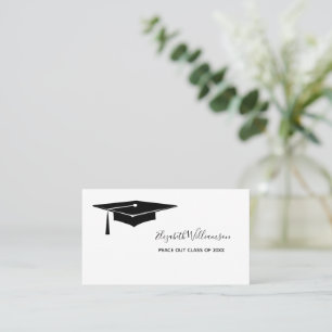 Graduation Name Card Elegant  Insert Card