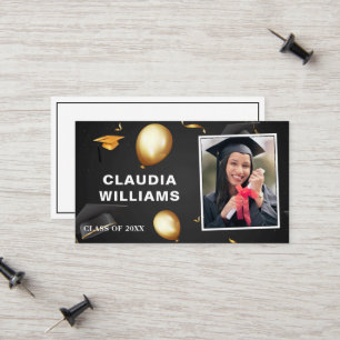 Graduation Name Card - Elegant Insert Card