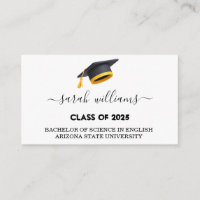 Graduation Name Card Grad Announcement 2025