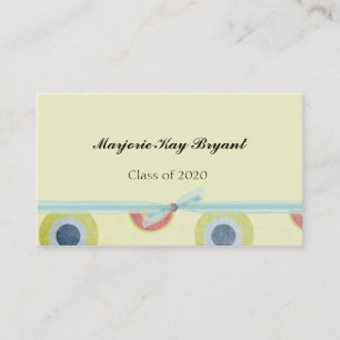 Graduation name cards