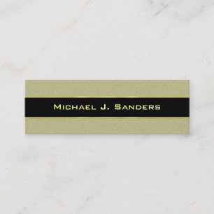 Graduation Name Cards - Saddle Tan and Black