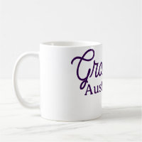 Graduation name purple simple minimal stylish call