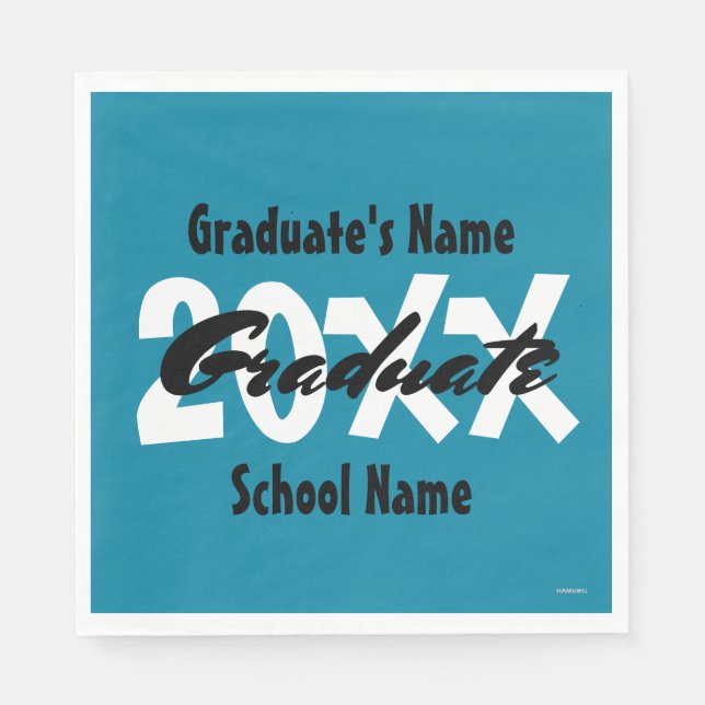 Graduation Napkins - HAMbyWG (Front)