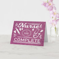 Graduation Nursing School Modern Pink Funny