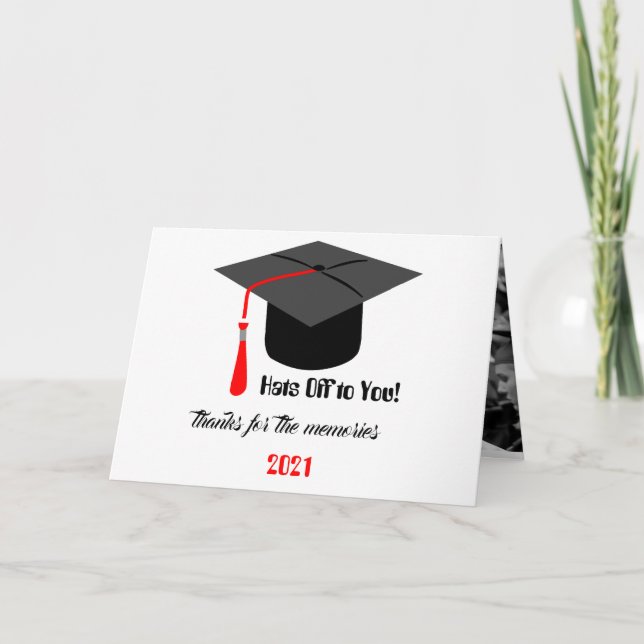 Graduation Of class 2021   Card (Front)