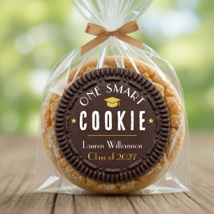 Graduation One Smart Cookie Class of Classic Round Sticker