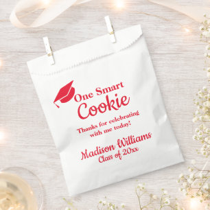 Graduation One Smart Cookie To go Treat Favour Bags