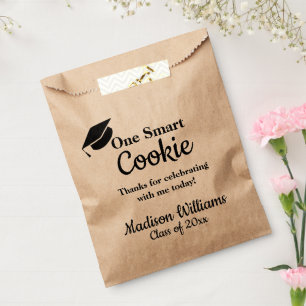 Graduation One Smart Cookie To go Treat Favour Bags