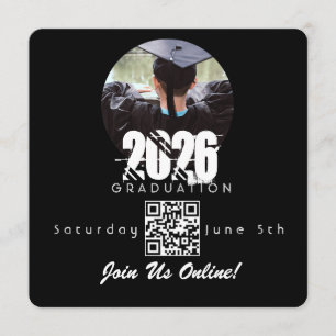 Graduation Online Invitation QR Code 2026