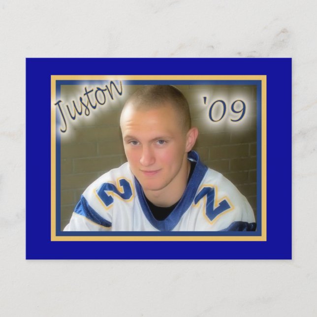 Graduation Open House Invitation Postcard (Front)