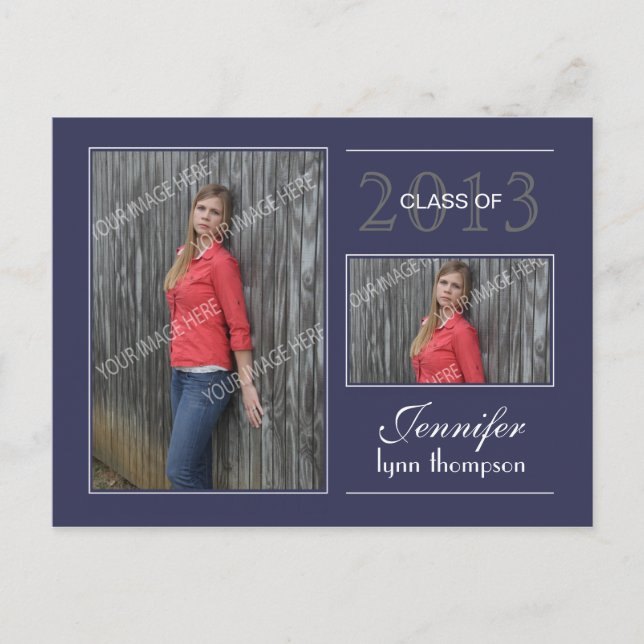 Graduation Open House Postcard (Front)