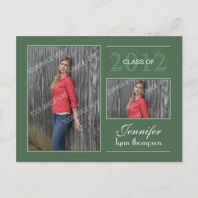 Graduation Open House Postcard (Front)