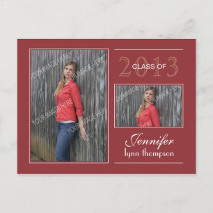 Graduation Open House Postcard