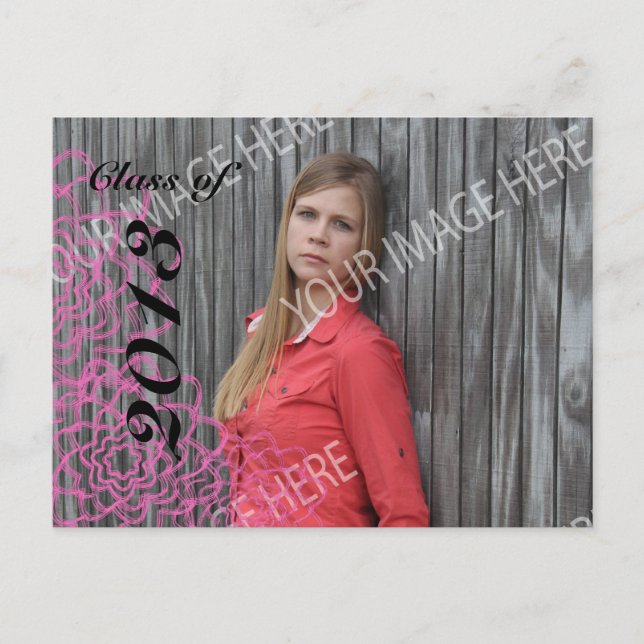 Graduation Open House Postcard (Front)