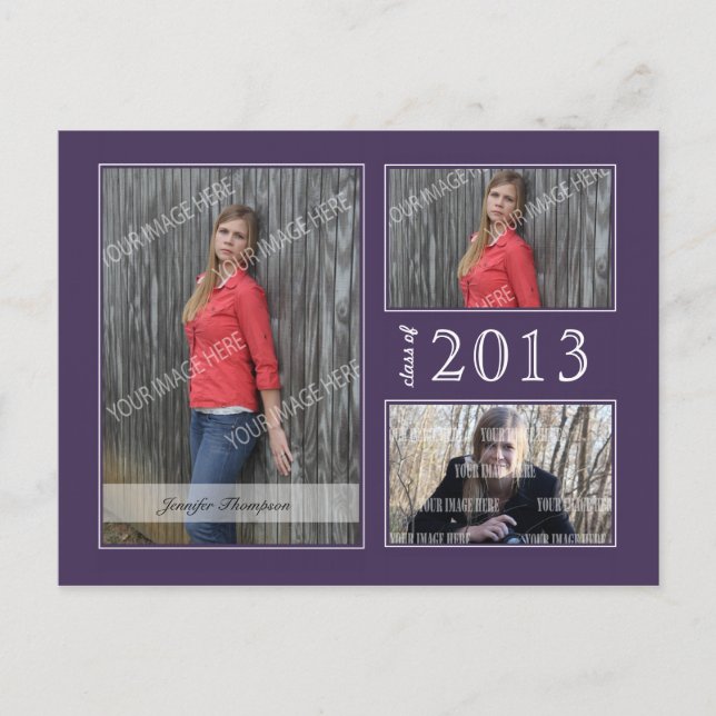 Graduation Open House Postcard (Front)