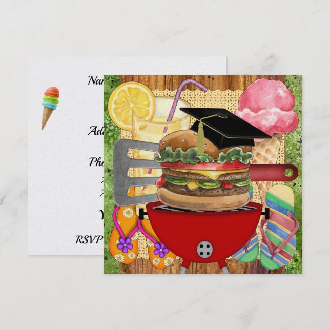 Graduation or Any Occasion Invitation (Front/Back)