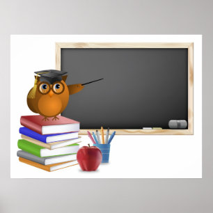 Graduation or Back to School Illustration Poster
