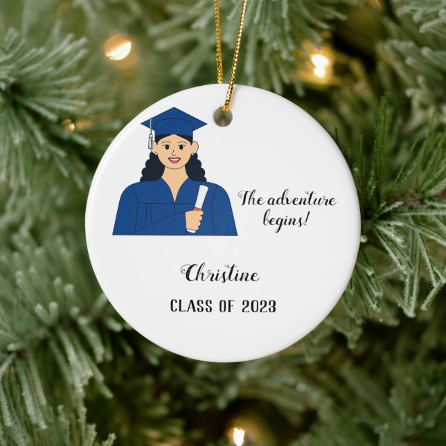 Graduation ornament, graduation message ornament  (Tree)