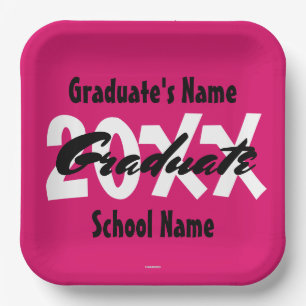 Graduation Paper Plate - HAMbyWG
