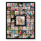 Graduation Party 55 Photo Collage Personalised