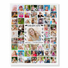 Graduation Party 55 Photo Collage White or Custom
