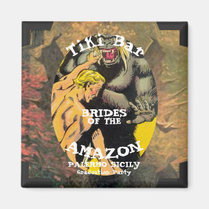 Graduation Party Barbecue Tiki Bar Amazon Magnet