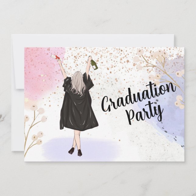  Graduation Party  Card (Front)