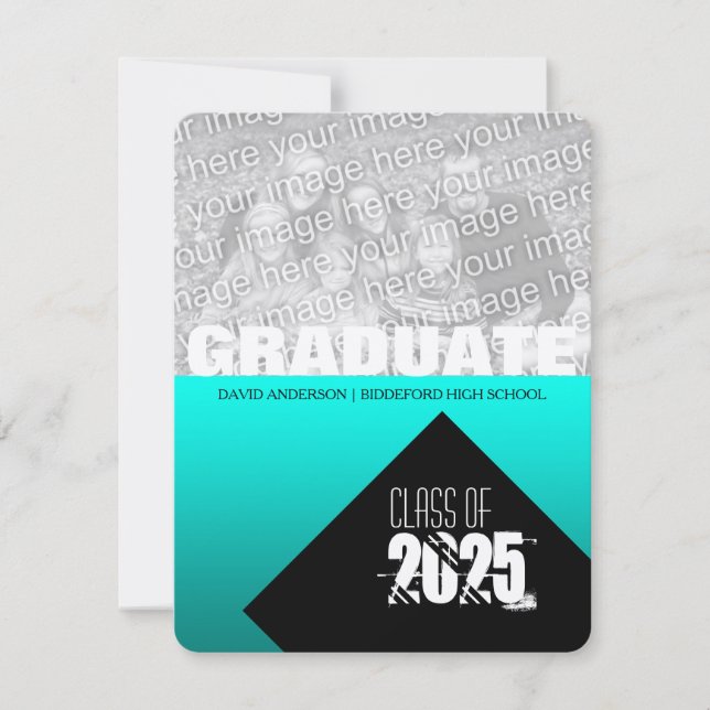 Graduation Party Class of 2018 Custom Invitation 1 (Front)