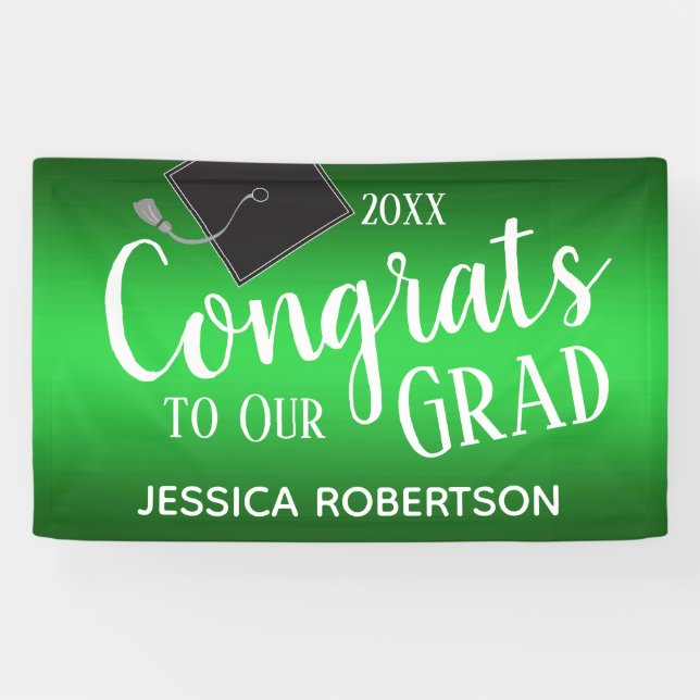 Graduation Party Class of 2021 Banner (Horizontal)