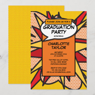 Graduation Party Class of 2022 Modern Fun Stylish Invitation