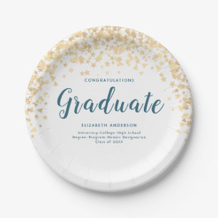 Graduation Party "Class of" Personalised Name Paper Plate