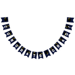 Graduation Party Congrats Decoration Bunting