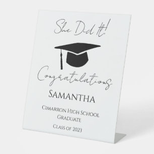 Graduation Party Congratulations 2023 Pedestal Sign