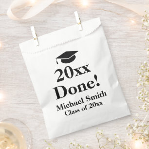 Graduation Party Custom To-go Treat Bags Favour Ba