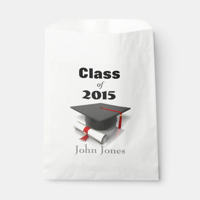 Graduation Party Customised Favour Bags (Front)