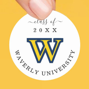 Graduation Party Favour Grad Party 2025 Decoration Classic Round Sticker