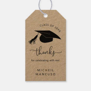 Graduation Party Favour Tag - High School College