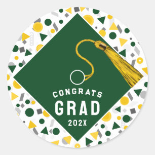Graduation Party Favours Classic Round Sticker