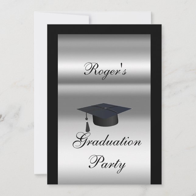 Graduation Party Formal Invitation (Front)
