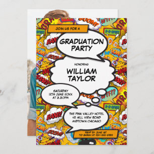 Graduation Party Fun Class of 2021 Photo Invitation