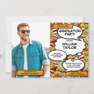 Graduation Party Fun Class of 2022 Graduate Photo Invitation
