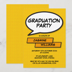 Graduation Party Fun Modern Class of 2022 Invitation