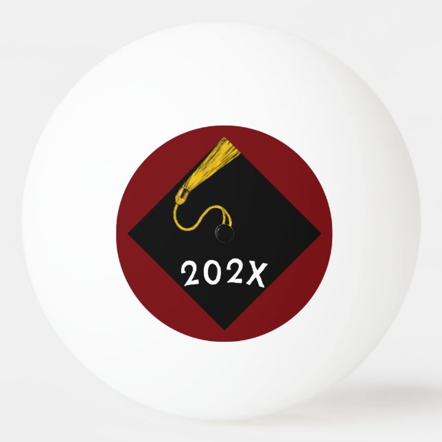 Graduation Party Gear Ping Pong Ball (Front)