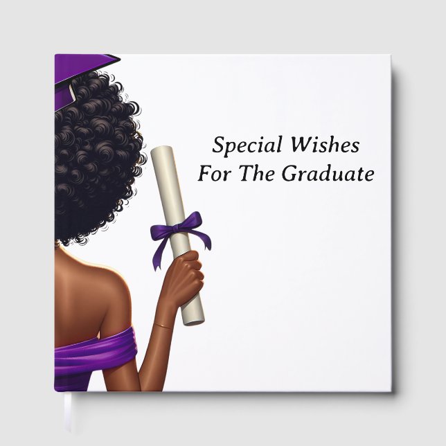 Graduation Party Guest Book- Best Wishes To Grad Book (Front)