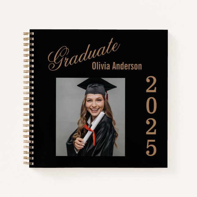 Graduation Party Guests Sign In Notebook (Front)