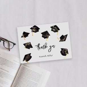 Graduation Party Happy Hats Thank You Card